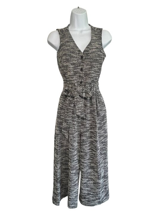 Nine West Pants - Nine West Tweed-Look Wide Leg Jumpsuit